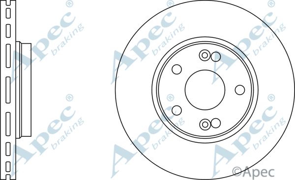 APEC BRAKING Jarrulevy DSK2105